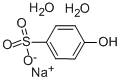 Structure of 4-HYDROXYBENZENESULFONIC ACID SODIUM SALT DIHYDRATE