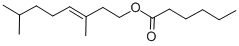 Structure of CITRONELLYL CAPROATE