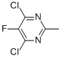 Structure of 4,6-DICHLORO-5-FLUORO-2-METHYLPYRIMIDINE