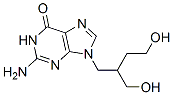 9-(4-hydroxy-2-(hydroxymethyl)butyl)guanine结构式