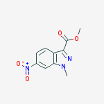 Structure of Methyl 1-methyl-6-nitroindazole-3-carboxylate