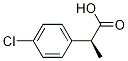 Structure of (2S)-2-(4-Chlorophenyl)propanoic acid