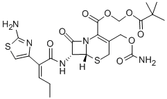 Structure of  Cefcapene pivoxil 