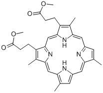 Structure of Pyroporphyrin dimethyl ester