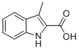 Structure of 3-METHYL-1H-INDOLE-2-CARBOXYLIC ACID