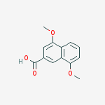 2-Naphthalenecarboxylic acid, 4,8-dimethoxy-结构式