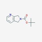Structure of tert-butyl 5H-pyrrolo[3,4-b]pyridine-6(7H)-carboxylate
