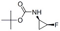Structure of CARBAMIC ACID (2-FLUOROCYCLOPROPYL)-,TERT-BUTYL ESTER,CIS-