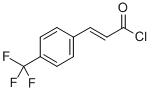 Structure of 3-[4-(TRIFLUOROMETHYL)PHENYL]-2-PROPENOYLCHLORIDE