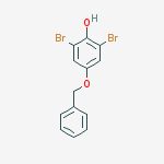 Structure of 2,6-Dibromo-4-(phenylmethoxy)phenol