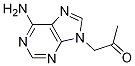 Structure of 2-Propanone, 1-(6-amino-9H-purin-9-yl)-