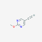 5-Ethynyl-2-methoxy-pyrimidine结构式