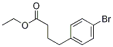 Chemical structure of benzenebutanoic acid, 4-bromo-, ethyl ester