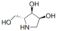 Structure of 3,4-Pyrrolidinediol, 2-(hydroxymethyl)-, (2R,3R,4S)-