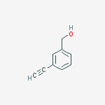 Structure of (3-ethynylphenyl)methanol