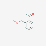 Structure of Benzaldehyde, 2-(methoxymethyl)-