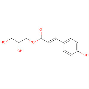 2-Propenoic acid, 3-(4-hydroxyphenyl)-, 2,3-dihydroxypropyl ester, (E)-结构式