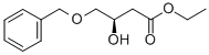 Ethyl (R)-4-benzyloxy-3-hydroxybutyrate.结构式