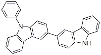 Structure of 9-phenyl-3,3’-Bi-9H-carbazole