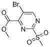 Structure of Methyl5-bromo-2-(methylsulfonyl)pyrimidine-4-carboxylate