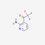 Structure of 1-(2-aminopyridin-3-yl)-2,2,2-trifluoroethanone