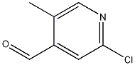 Structure of 2-Chloro-5-methylpyridine-4-carboxaldehyde