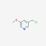 3-(chloromethyl)-5-methoxypyridine结构式