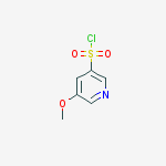 Structure of 5-Methoxy-3-pyridinesulfonyl chloride