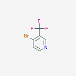 Structure of 4-BROMO-3-(TRIFLUOROMETHYL)PYRIDINE, 95%