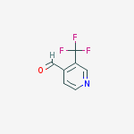 Structure of 3-(trifluoromethyl)pyridine-4-carbaldehyde