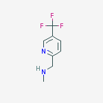 Structure of N-methyl-1-[5-(trifluoromethyl)pyridin-2-yl]methanamine