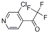 1-(3-Chloropyridin-4-yl)-2,2,2-trifluoroethanone结构式