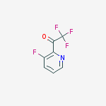 Structure of 2,2,2-trifluoro-1-(3-fluoropyridin-2-yl)ethanone