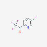 Structure of 2,2,2-trifluoro-1-(5-fluoropyridin-2-yl)ethanone