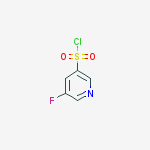 Structure of 5-fluoropyridine-3-sulfonyl chloride