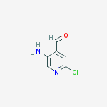 5-amino-2-chloropyridine-4-carbaldehyde结构式