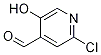 Structure of 2-chloro-5-hydroxyisonicotinaldehyde