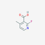 2-fluoro-4-methylpyridine-3-carboxylic Acid结构式
