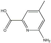 Structure of 6-AMINO-4-METHYL-PYRIDINE-2-CARBOXYLIC ACID