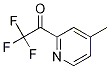Structure of 2,2,2-trifluoro-1-(4-Methylpyridin-2-yl)ethanone