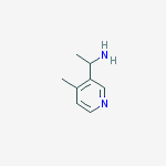 1-(4-methylpyridin-3-yl)ethanamine结构式