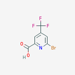 Structure of 6-bromo-4-(trifluoromethyl)picolinic acid