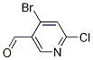 Structure of 4-bromo-6-chloropyridine-3-carbaldehyde