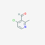 4-chloro-2-methylpyridine-3-carbaldehyde结构式