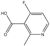 Structure of 4-fluoro-2-methylpyridine-3-carboxylic Acid