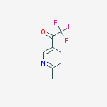 Structure of 2,2,2-trifluoro-1-(6-methylpyridin-3-yl)ethanone