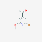 Structure of 2-bromo-6-methoxypyridine-4-carbaldehyde