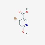 Structure of 4-bromo-6-methoxypyridine-3-carboxylic Acid