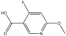 Structure of 4-Fluoro-6-Methoxy-nicotinic acid