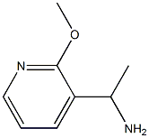 Structure of 1-(2-methoxypyridin-3-yl)ethanamine